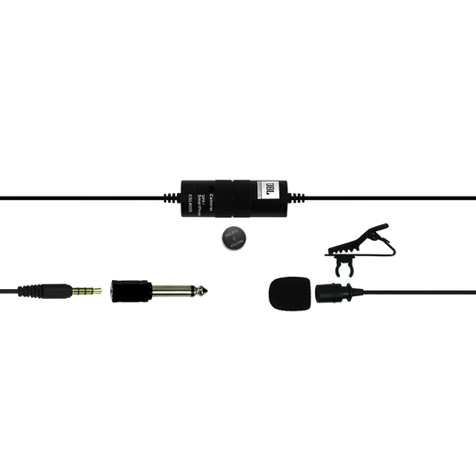 JBLCSLM20B - Black - Battery-Powered Lavalier Microphone - Detailshot 3 image number null