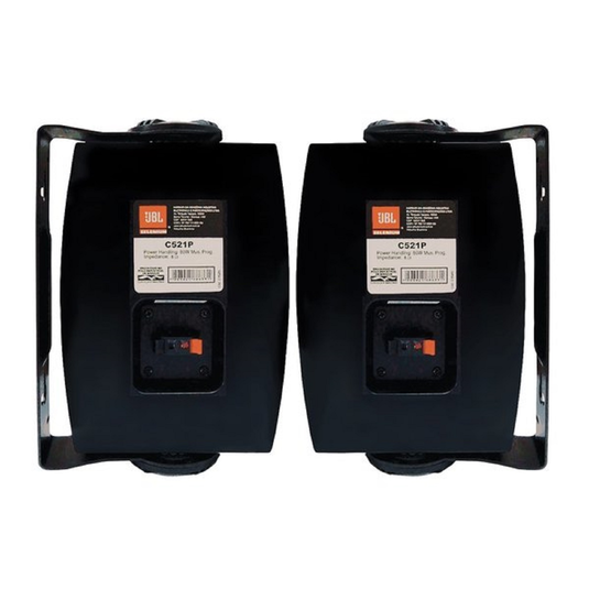 Caixa Ambiente JBL C521P - Black - Back image number null