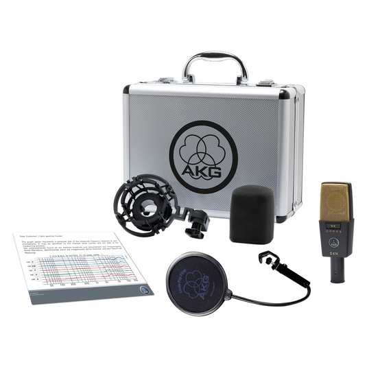 C414 XLII | Microfone condensador multipadrão de referência