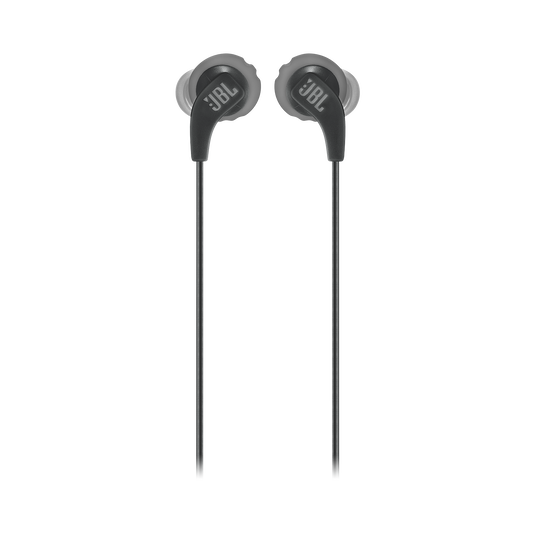 JBL Endurance RUN - Black - Sweatproof Wired Sport In-Ear Headphones - Front image number null