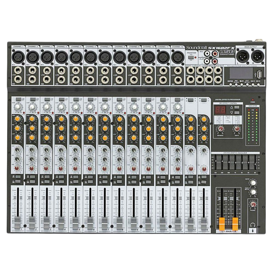 Mixer Analógico SX 1602FX | Mesa de som analógica