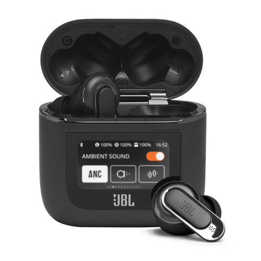 JBL Tour Pro 2 - Black - True wireless Noise Cancelling earbuds - Hero image number null
