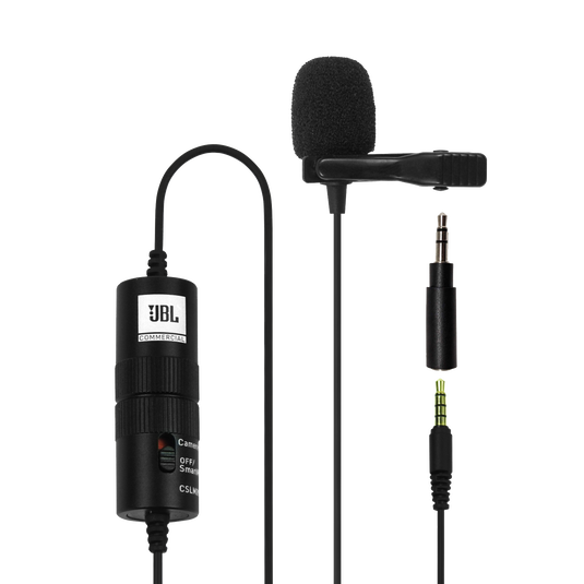 JBLCSLM20B - Black - Battery-Powered Lavalier Microphone - Hero image number null
