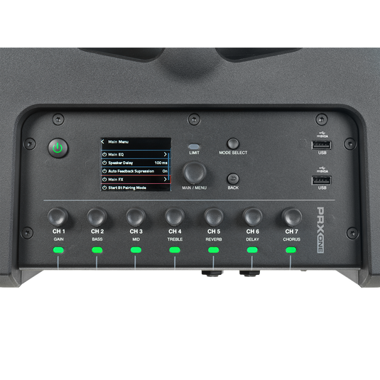 JBL PRX ONE - Black - All-In-One Powered Column PA with Mixer and DSP - Detailshot 2 image number null