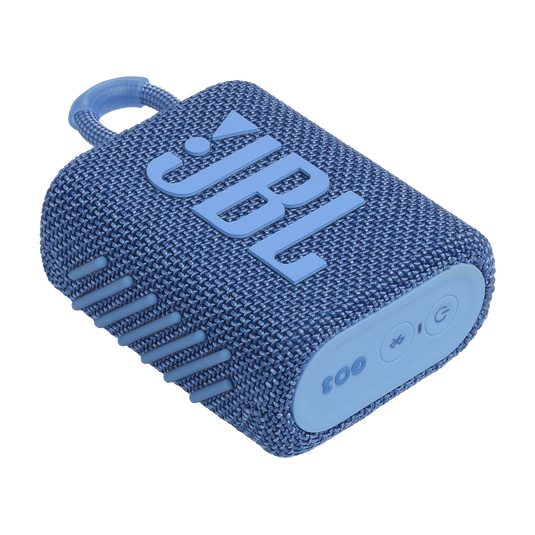 JBL Go 3 Eco - Blue - Ultra-portable Waterproof Speaker - Detailshot 3 image number null