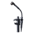 C518 M - Black - Professional miniature clamp-on condenser microphone with mini XLR to standard XLR cable - Hero