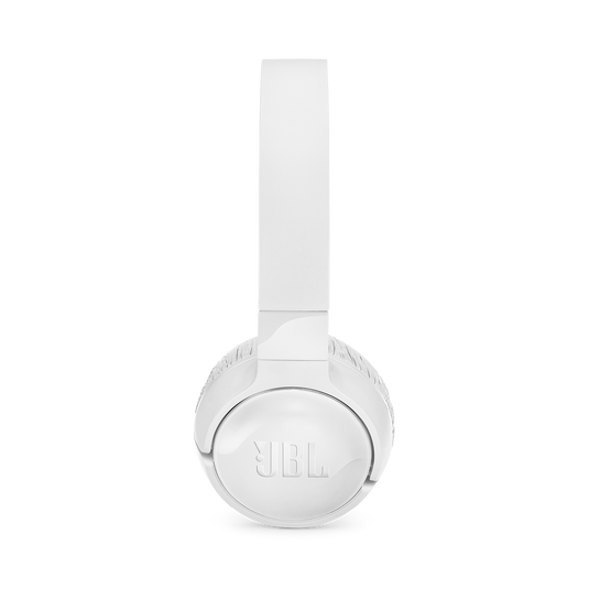 JBL Tune 600BTNC - White - Wireless, on-ear, active noise-cancelling headphones. - Left image number null