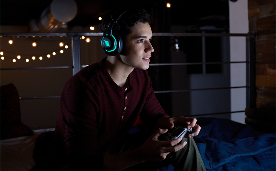 JBL Quantum 800 | Headset over-ear para jogos de PC, sem fio, com