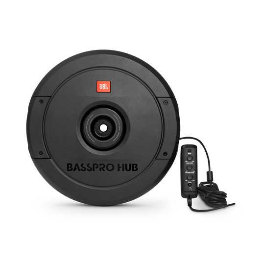 カーオーディオ JBL - BassPro Hub JBL BassPro Hub | Subwoofer compacto para graves potentes no carro
