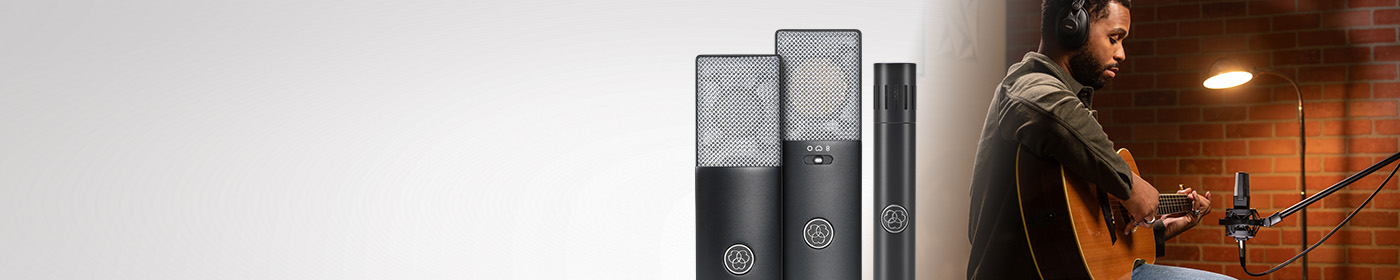 Microfones condensadores profissionais da Série C